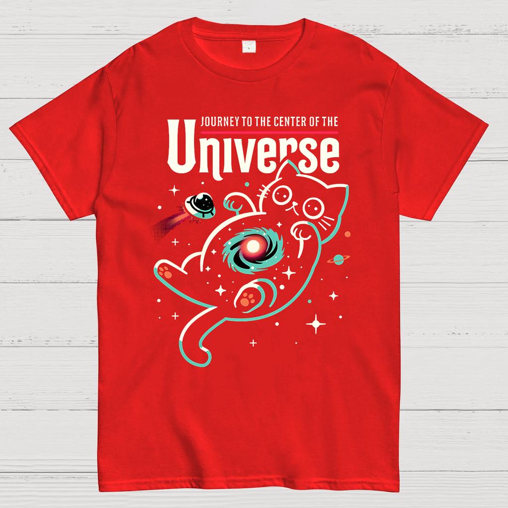 Journey to the Center of the Universe Cotton Summer Casual Cool Loose T-Shirt