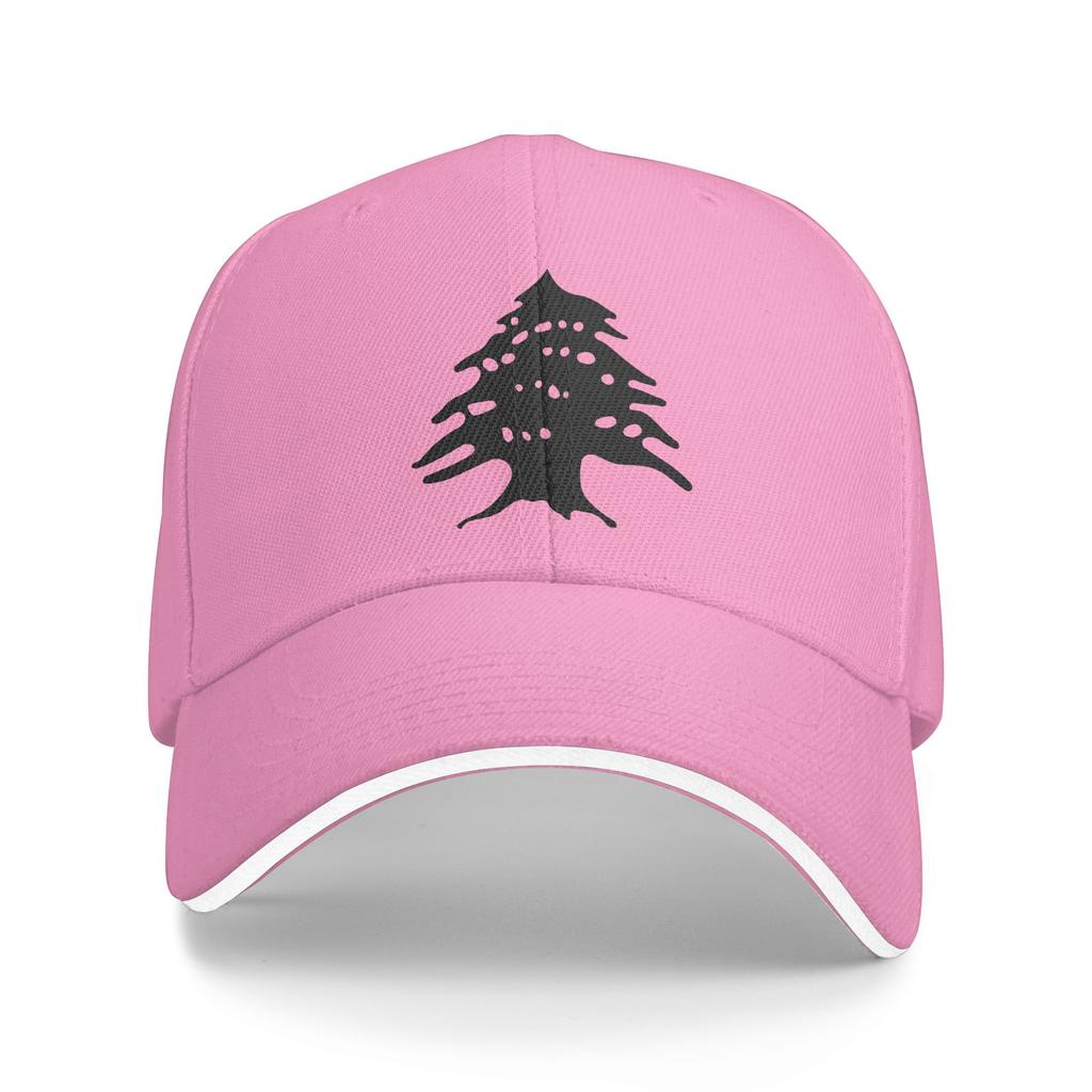 Lebanon Flag Black Symbol Baseball Cap Unisex Custom DIY Trucker Hat Summer Street Style Kpop Rock Snapback Cap