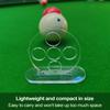 Billardstock-Trainer Billard-Stoß-Übungsgerät Transparent Leicht 5 Löcher Pool Queue Stoß-Trainingsgerät Billard-Zubehör