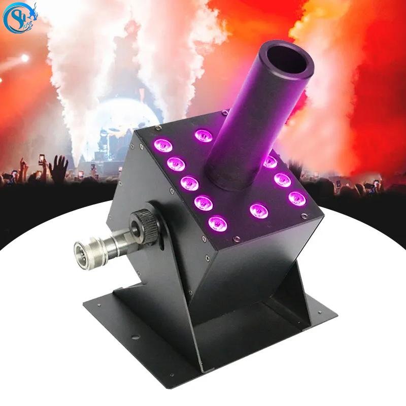 Professional Colorful RGB 3in1 LED CO2 JET Fog Machine DMX Control ForDisco Party Bar Stage Effect Wedding Dry