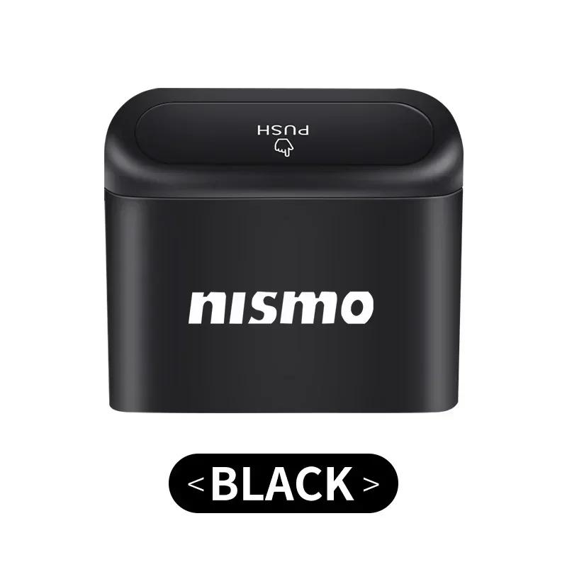 

2025 For Nissan Car Trash Bin Hanging Vehicle Storage Box For Nissan Nismo Logo Tiida Teana Qashqai Juke X trail Note Almera Sky