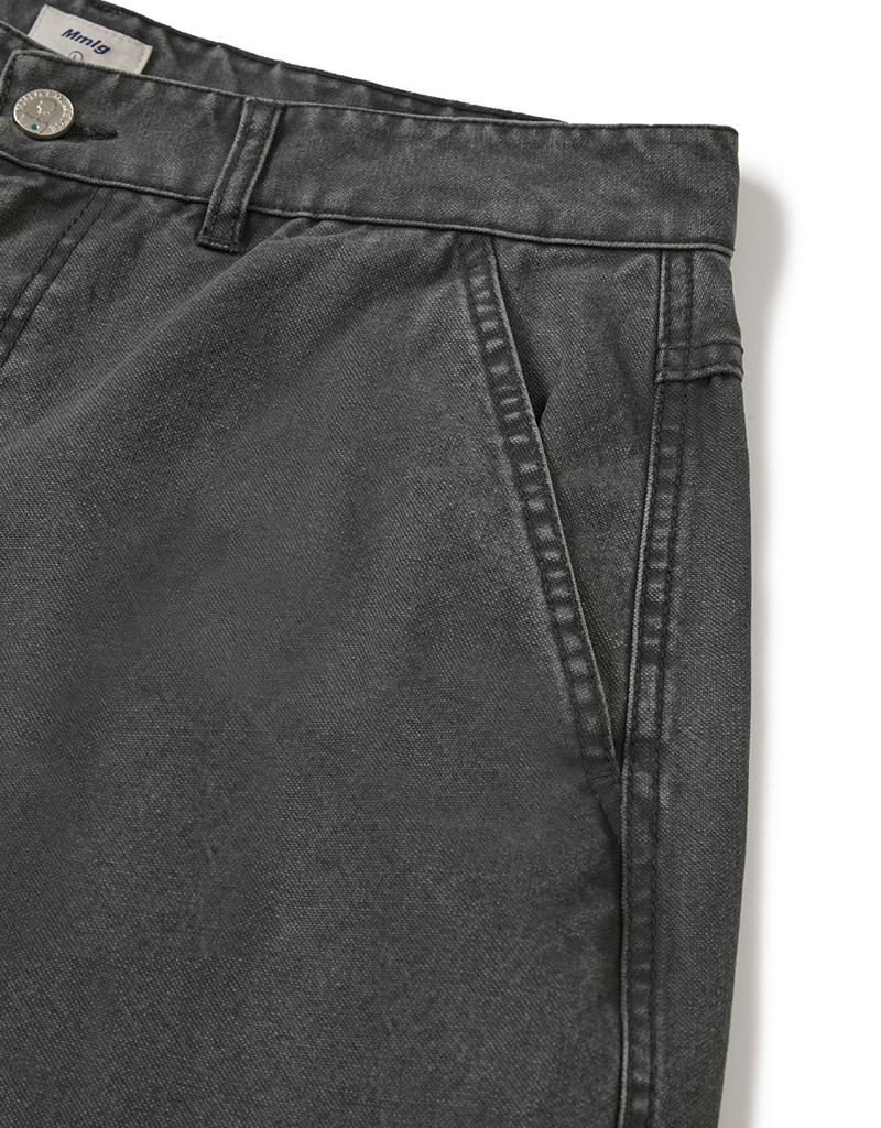 Mmlg [Mmlg] Washed Wide Pants (Charcoal)