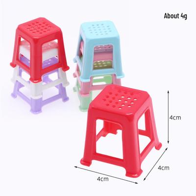 Dollhouse Miniature BJD Chair and Mahjong Table Set