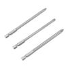 10pcs 14 Inch Hex Shank 100mm Long Magnetic BST Screwdriver Bits Set (Slotted+Cross Hex Head)