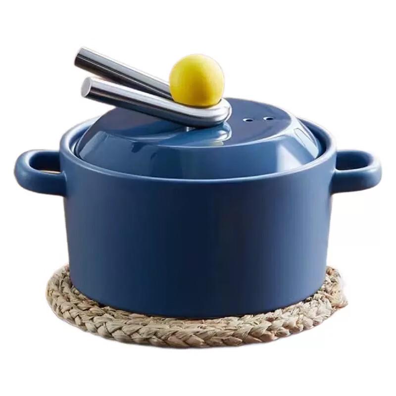 Керамический горшок Changbaosen Blue Rhythm 2,5 л, жаропрочный