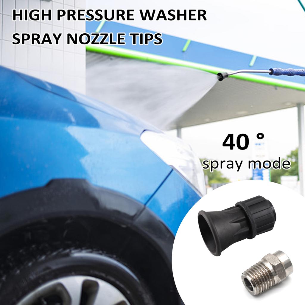 40 Degree Pressure Washer Nozzle Car High Pressure Washer Spray Nozzle Tips 4.0 Hole Stainless Steel Material with with