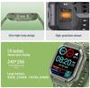 KR06 Smartwatch: Bluetooth Calls, Music, Heart Rate & Blood Pressure Monitoring, Outdoor Sports, IP67 Waterproof.