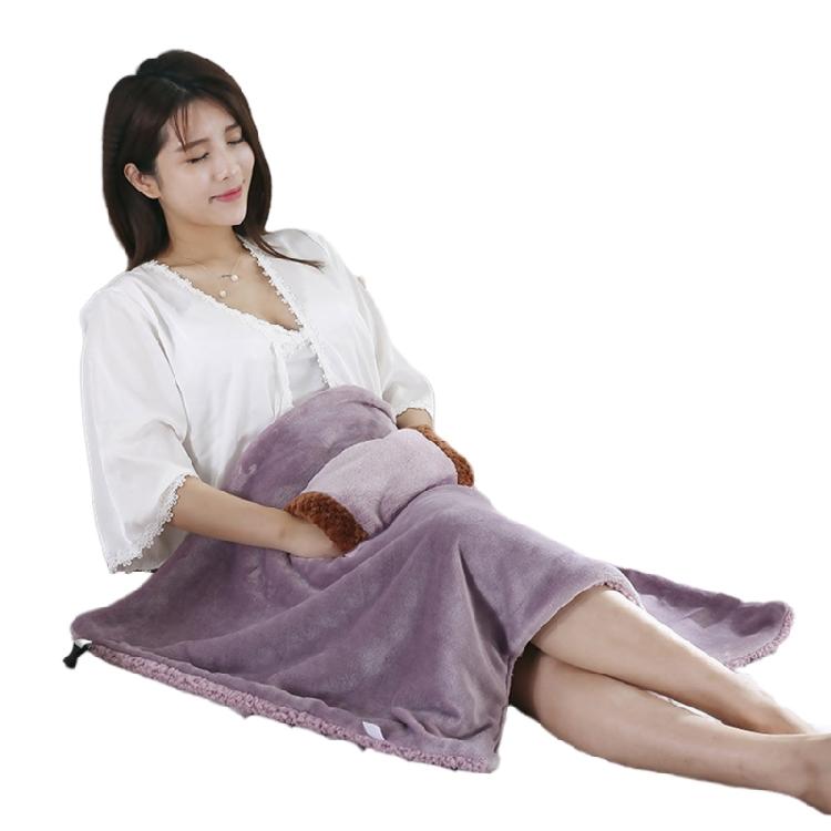 Fast Heating Polyester Mat Muilt Color Flannel Pad Thermostat USB Blanket