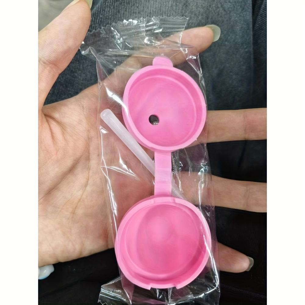 [Easy-Release Ice Ball Maker] 6-Cavity Food Grade Plastic Lollipop Ice Ball Maker | Easy-Release Ice Sphere Mold for Homemade Ice Cream, Popsicles
