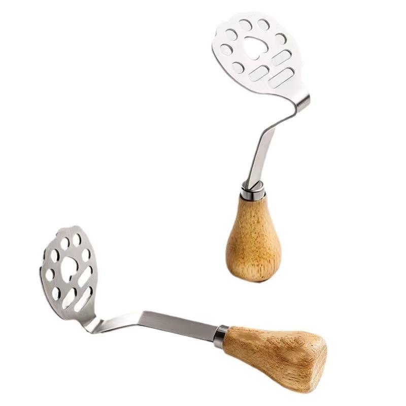 Stainless Steel & Wood Handle Butter and Cheese Knife Set