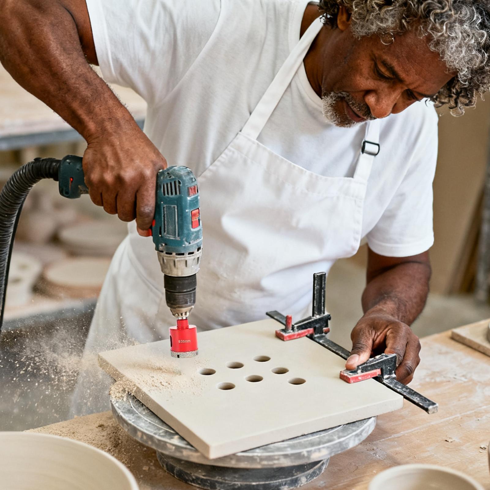 

Tile Hole Saw Dry Use Anti-Slip Drill Bits For Porcelain Tile For Home Renovation Wall Repair Electrical Wiring Drainage Pipe China Mainland