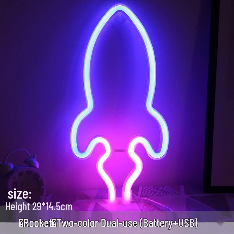 Trendy LED Neon Night Light Sign for Wall Décor