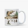 New Ceramic Coffee Mug: Hooked On Fishing