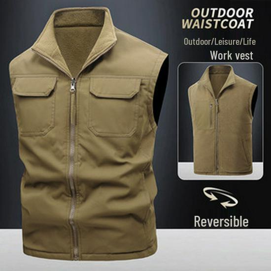 2025 Men's High-End Executive Cotton-Padded Jacket: Warm, Thickened Outerwear for Middle-Aged and Elderly