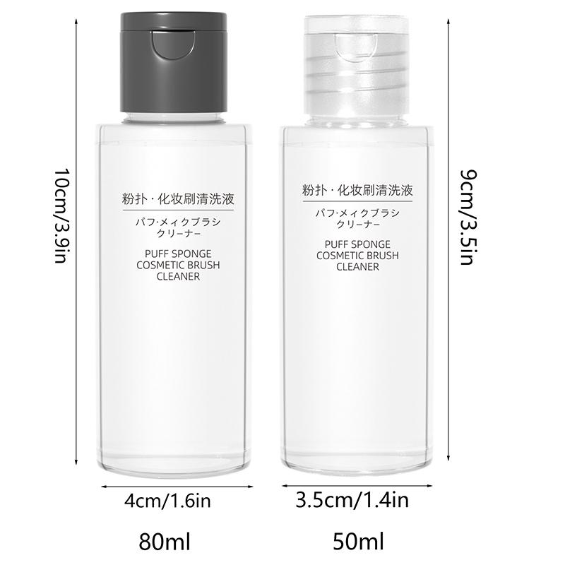 50/80 ml Środek do czyszczenia gąbeczek do makijażu Narzędzie do makijażu Specjalny pędzel Gąbeczka do makijażu Gąbka poduszeczka Narzędzie do czyszczenia makijażu Roztwór czyszczący