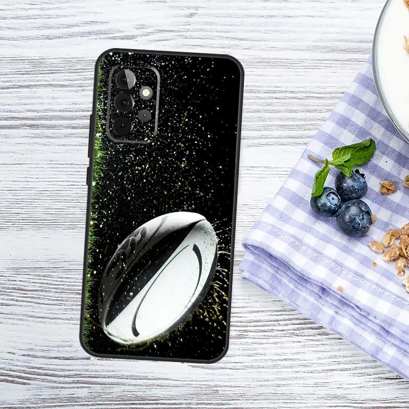 Rugby Ball Case For Samsung Galaxy A54 A34 A14 A56 A36 A16 A06 A13 A53 A12 A22 A32 A52 A35 A17 A15 A55