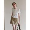 Women's Embroidered Round Neck Short Sleeve T-Shirt