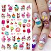 Nail Art Stickers Valentine's Day Romantic Balloon Love Rose English Adhesive Nail Stickers