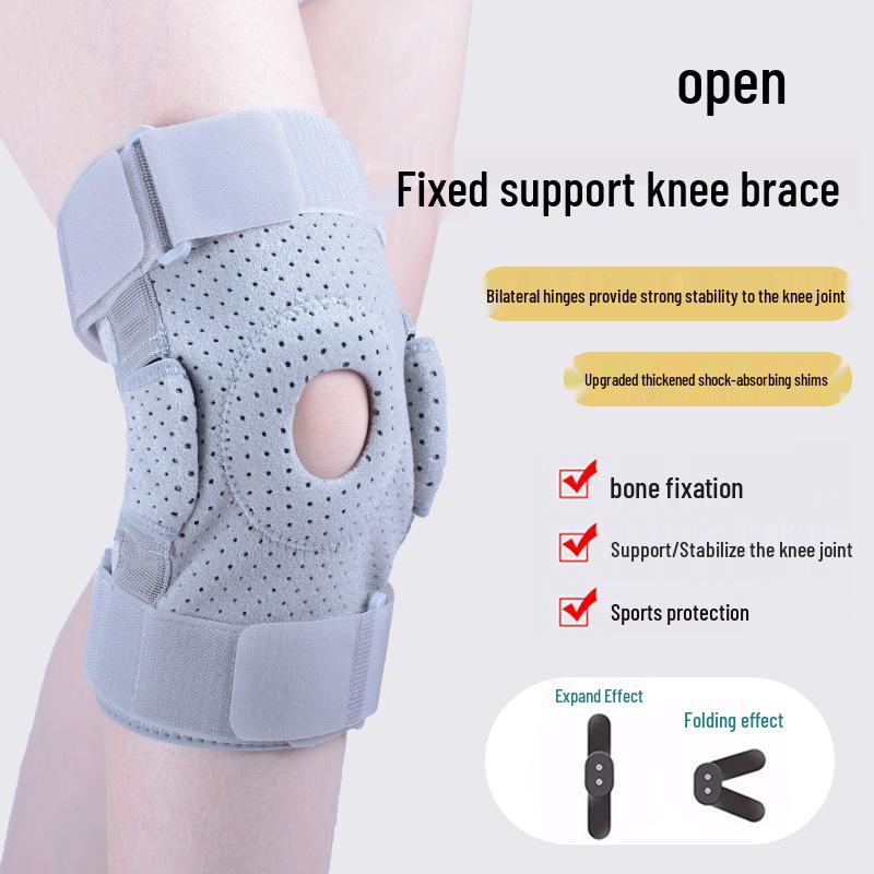 

Adjustable Steel Spring Support Knee Pad for Sports & Mountaineering One Size