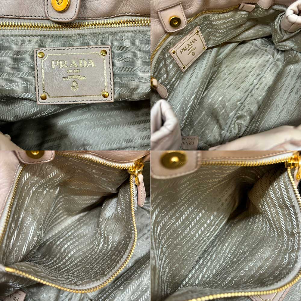 Used PRADATote Bag leather Women