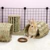 Rabbit Straw Nest Guinea Pig for Hay Lounge Pet Tunnel Chew Toys for Hamster Ger