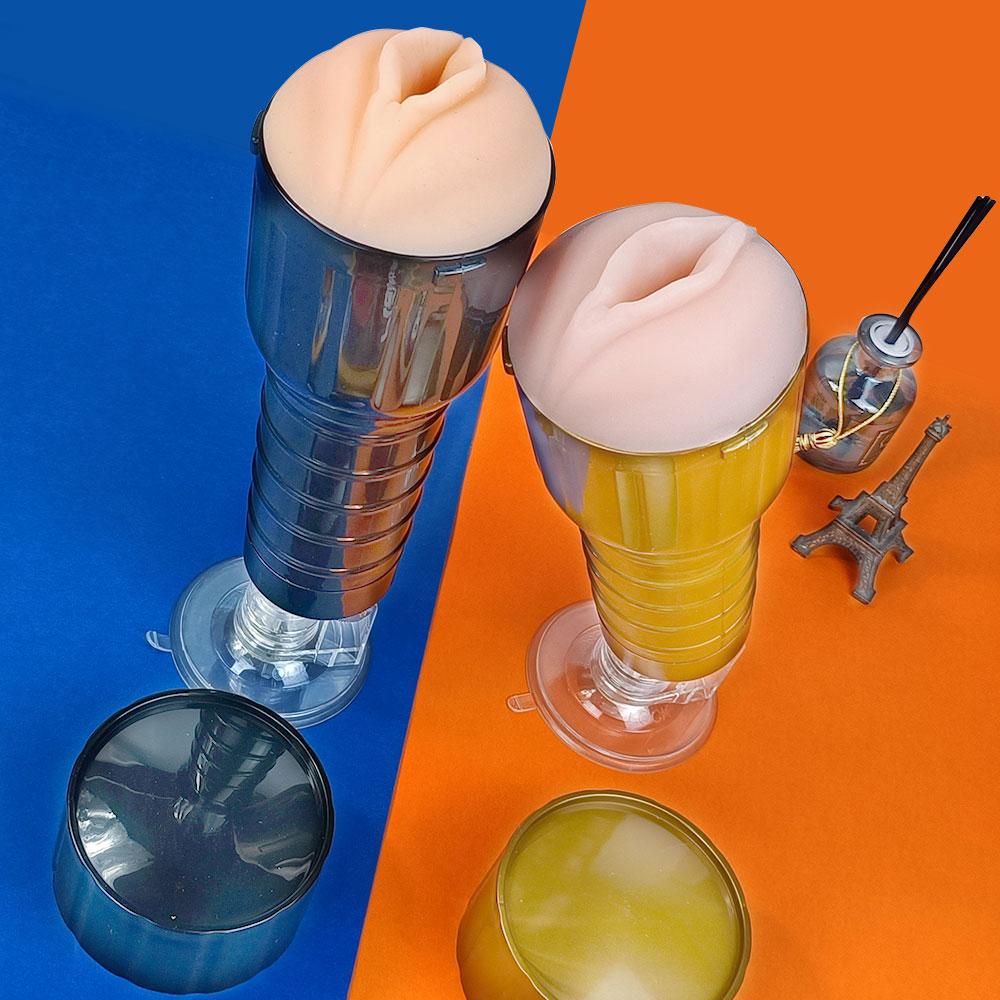 Männliche Masturbatoren, echte Vaginas für Männer, Taschenmuschi, Vagina-Masturbator, Masturbation, tragbar, dehnbar, Sexspielzeug