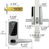 TTLOCK WIFI Electronic Smart Waterproof Door Lock Biometric Fingerprint Password Lock Inductive Swipe Card Lock