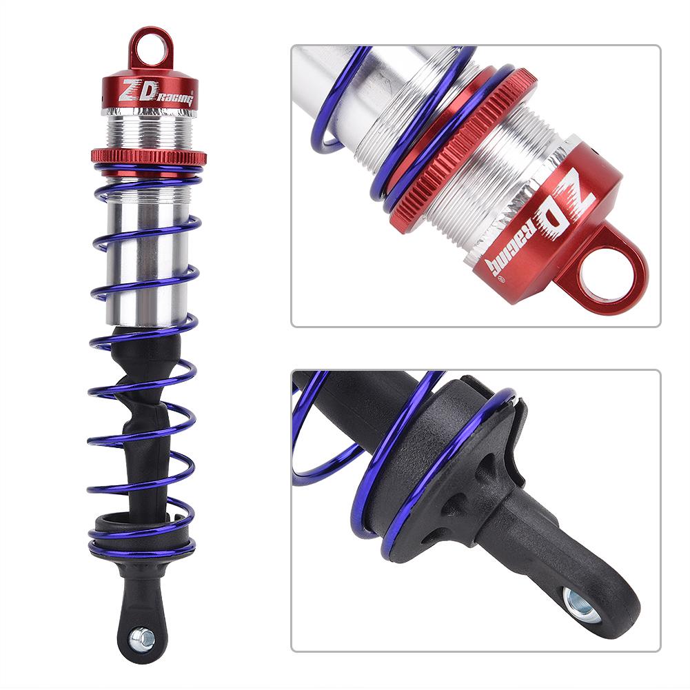1Celsius8 RC Car Metal Oil Pressure 2pcs Front Shock Damper 2pcs Rear Shock Damper (Red)