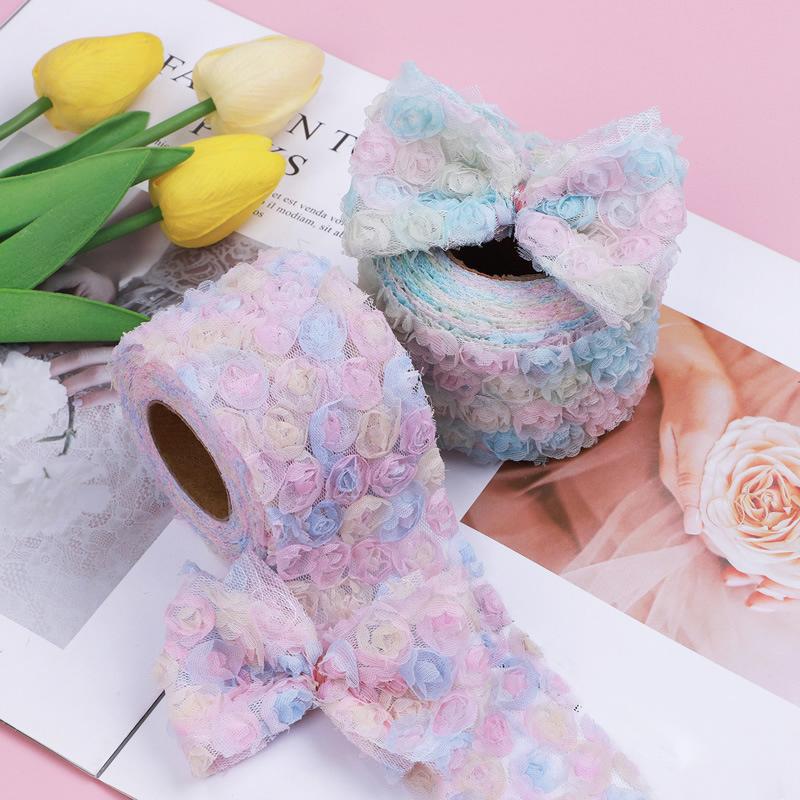 DIY Verzierung Mesh Party-Accessoires Kleid Stickerei Tasche Dekorationen Rosenblätter Vorhänge Geschenk