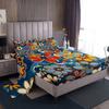 Bohemian Pattern Bed Hat Four-Piece Bedding Set Bedroom Dormitory Bedding Decoration
