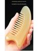 Natural Ox Horn Wide-Tooth Curly Hair Comb - Scalp Massage for Men & Women