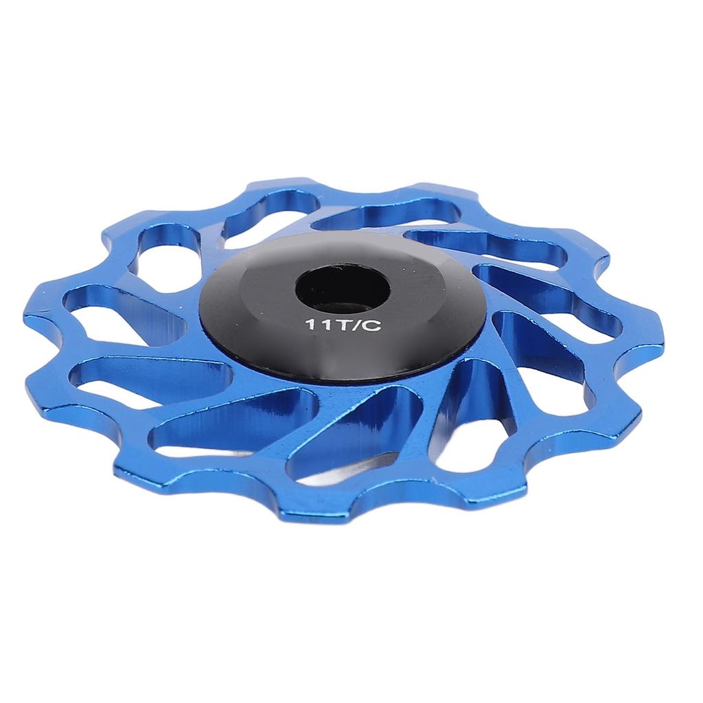 Bike Ceramic Bearing Pulley Wheel Aluminum Alloy Smoothly Rotation 11T Ceramic Bearing Wheel Pulley