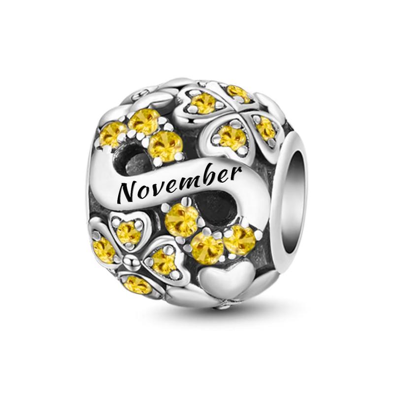 

Copper December Birthday Zircon Pendant Charm Ball Suitable For Bracelets Diy For Women S High Quality Jewelry