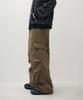 Ledeoli Parachute Wide Cargo Pants [Cotton Brown]
