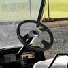 Lightweight Aluminum Suede Steering Wheel with Horn Button (Gray)
