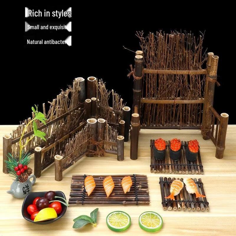 Japanese Style Bamboo Food Plating Decorations