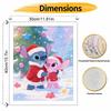 Disney Christmas Oil Painting Hand Painting Coloring Painting Handmade Diy Home Decoration Gift