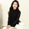 Genuine Brand Women's Autumn/Winter Wool Knit Top - Slim, Skin-Friendly, Versatile, Hollowed Design