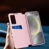 Samsung Galaxy S25+ Plus Smart View Wallet Flip Case, Pink