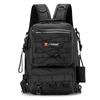 Zaino da Pesca Multiscomparto Borsa a Spalla Singola a Tracolla Porta Canne Nylon Impermeabile Attrezzatura