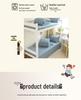 Class A 100% Cotton Yarn-Dyed Washed 3-Piece Bedding Set for Student Dormitory Bunk Beds