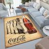 Christmas Gift Halloween Themed Cola Beverage Coca Cola Carpet Is Suitable for Living Room and Bedroom Doormats Office Balcony Decorative Carpet V27