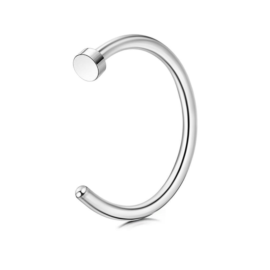 European And American Fashionable Nose Rings, Medicalstainless Steel Nose Rings, C-shaped Titanium Alloy Piercing Jewelry, Wholesal High-end Sense