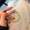 New in antique gold craftsm millet grain turquoise bracelets for women exquisite Shuttle shaped beads bracelet party jewelry