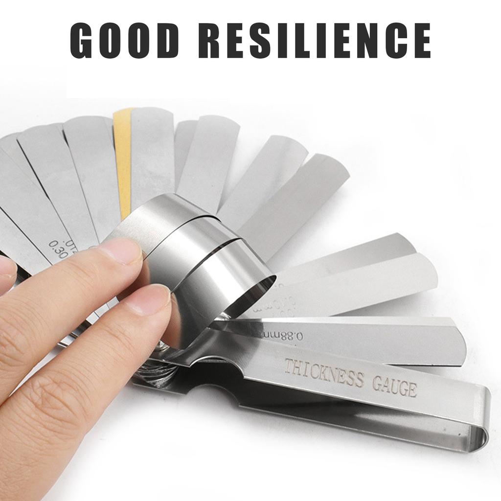 Feeler Gauge Set Stainless Steel Double Marked for Precise Measurement in Multiple Fields Engineering and Vehicle Repair