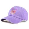 HUNTR/X Anime Girls Embroidered Baseball Cap, Vintage Washed Cotton Adjustable Dad Hat, Unisex Casual Sun Hat for Fans