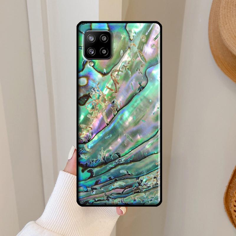 Paua Abalone Shell Case For Samsung Galaxy A56 A36 A06 A13 A32 A12 A22 A52 A35 A26 A16 A55 A15 A54 A34 A14 A53