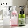 Facial Cleanser Foaming Bottle 250/450ML Press Soap Dispenser, Refillable Hand Shampoo Shower Gel Dispenser Container, Empty Pump Lotion for