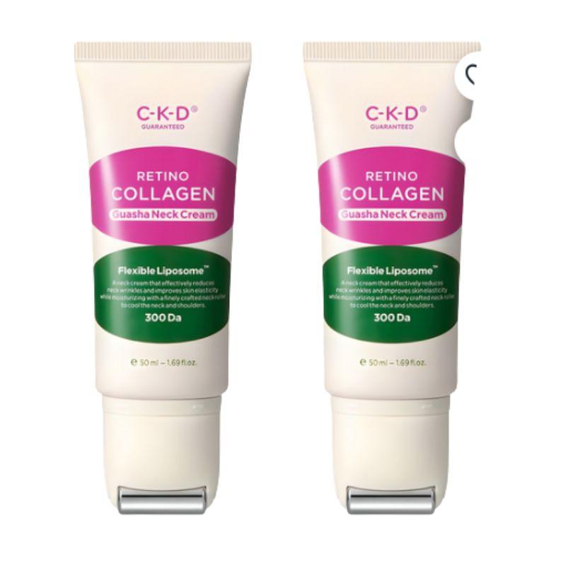 CKD Retino Collagen Gua Sha Neck Cream Anti-Wrinkle & Firming Care 50ml x2 1