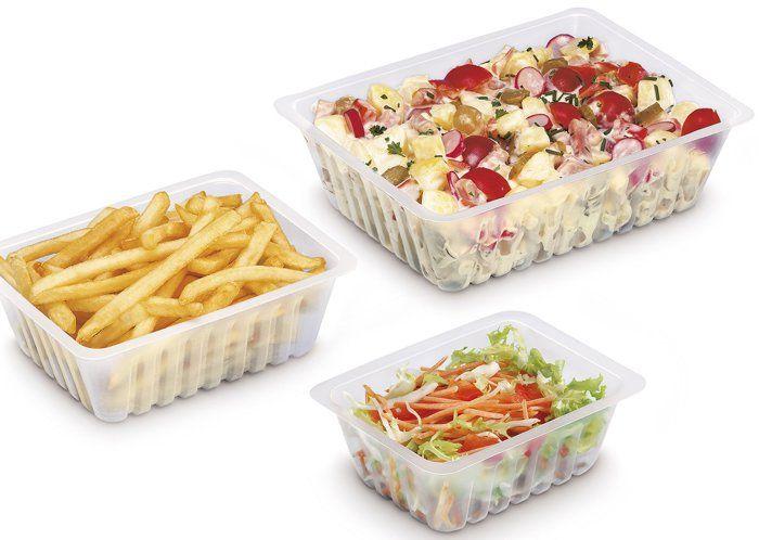 Plateau Jetable - Firplast - BT500 CARTON - 14,3 X 11,1 X 4,9 Cm - 200 Grammes - Polystyrène